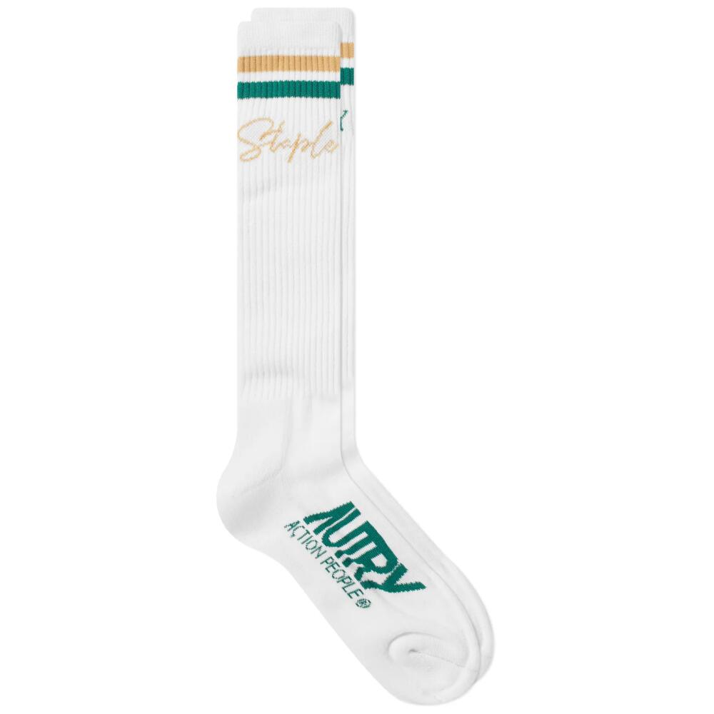 Autry Men's x Staple Socks in Tinto White Cover