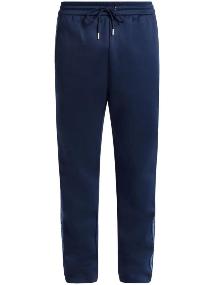 Michael Kors Empire logo-trim track pants - Blue Cover