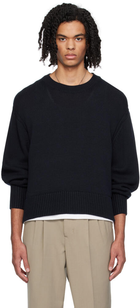 Guest in Residence Navy Breezy Sweater Cover