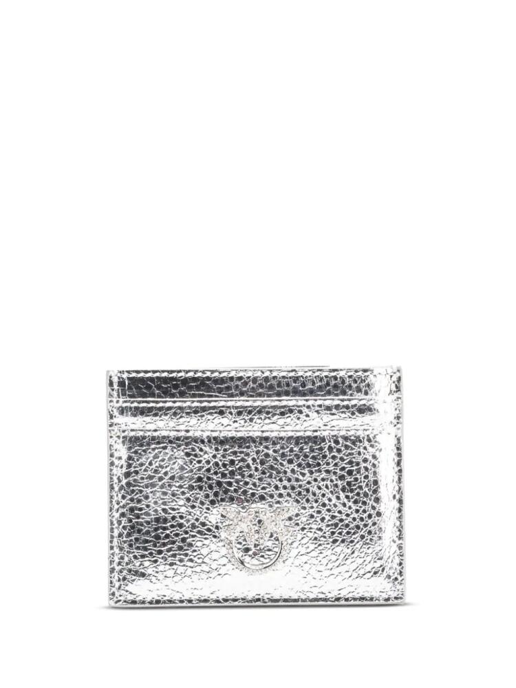 PINKO Love cardholder - Silver Cover