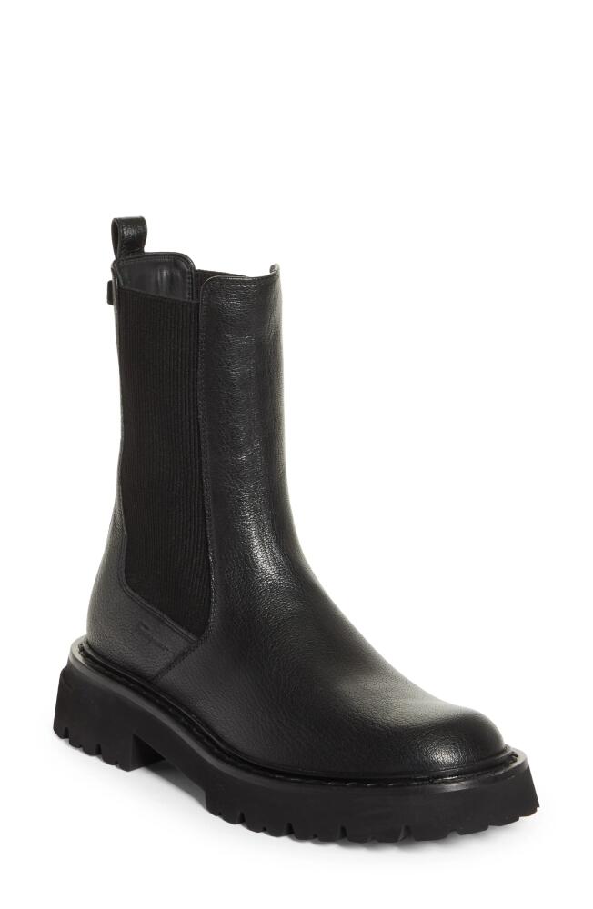 FERRAGAMO Oderico Lug Sole Chelsea Boot in Nero Cover