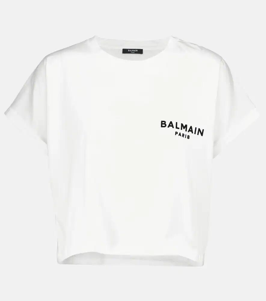 Balmain Logo cotton T-shirt Cover