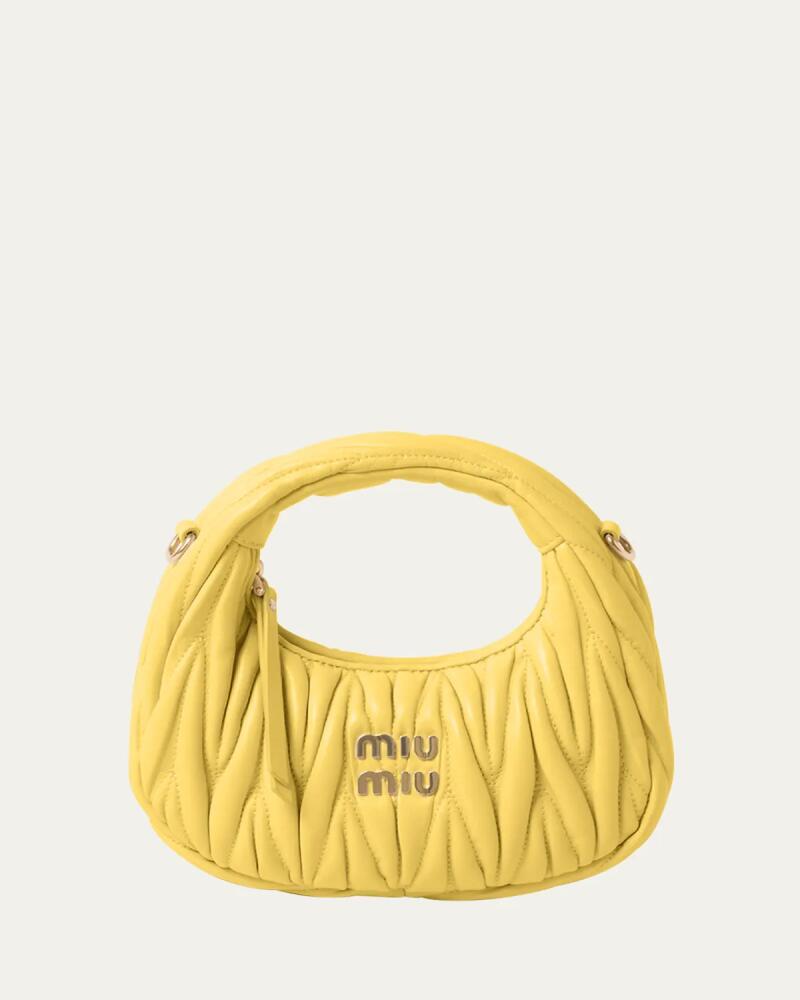 Miu Miu Quilted Leather Top-Handle Bg Cover