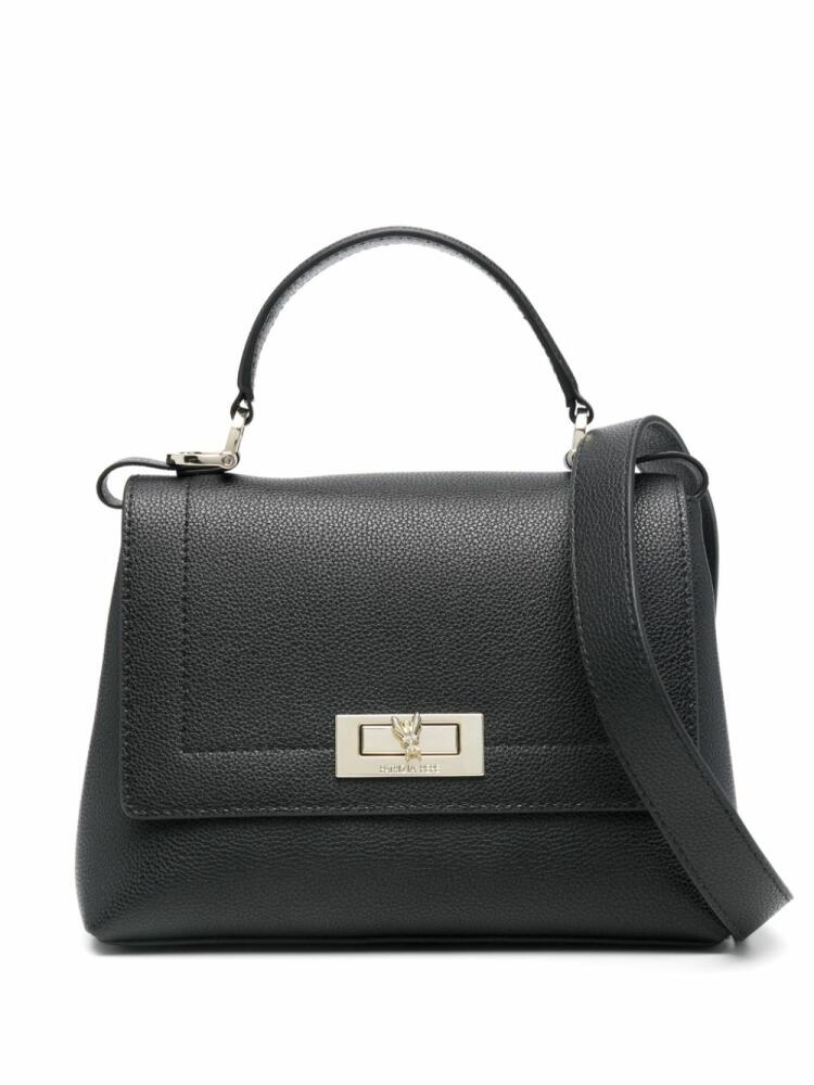 Patrizia Pepe Fly-plaque satchel bag - Black Cover