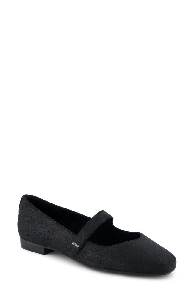 TOMS Bianca Mary Jane Flat in Black Cover