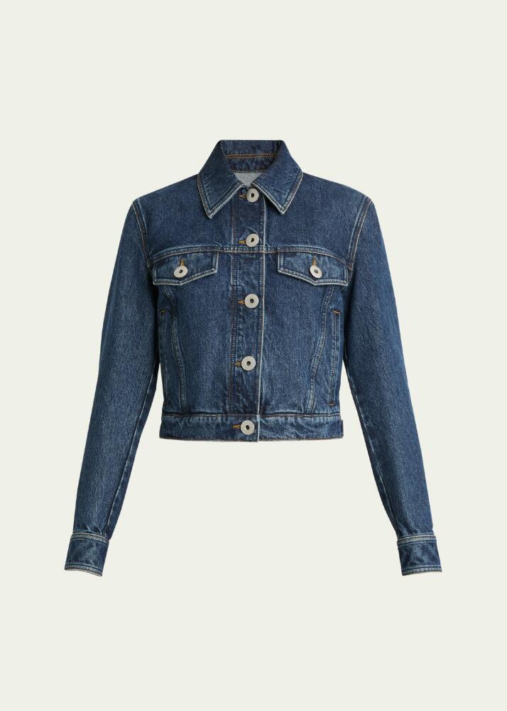 Ferragamo Fitted Denim Jacket Cover