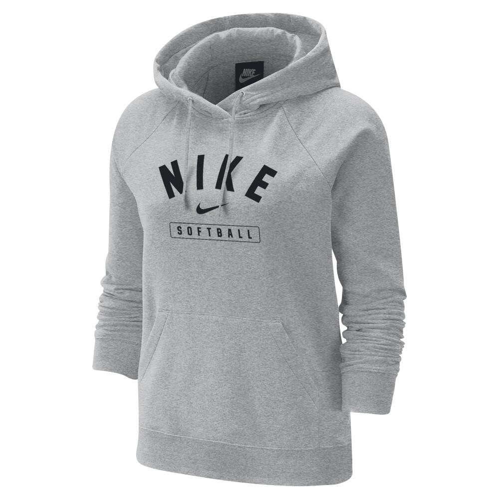 Nike Women's Softball Pullover Hoodie in Grey Cover