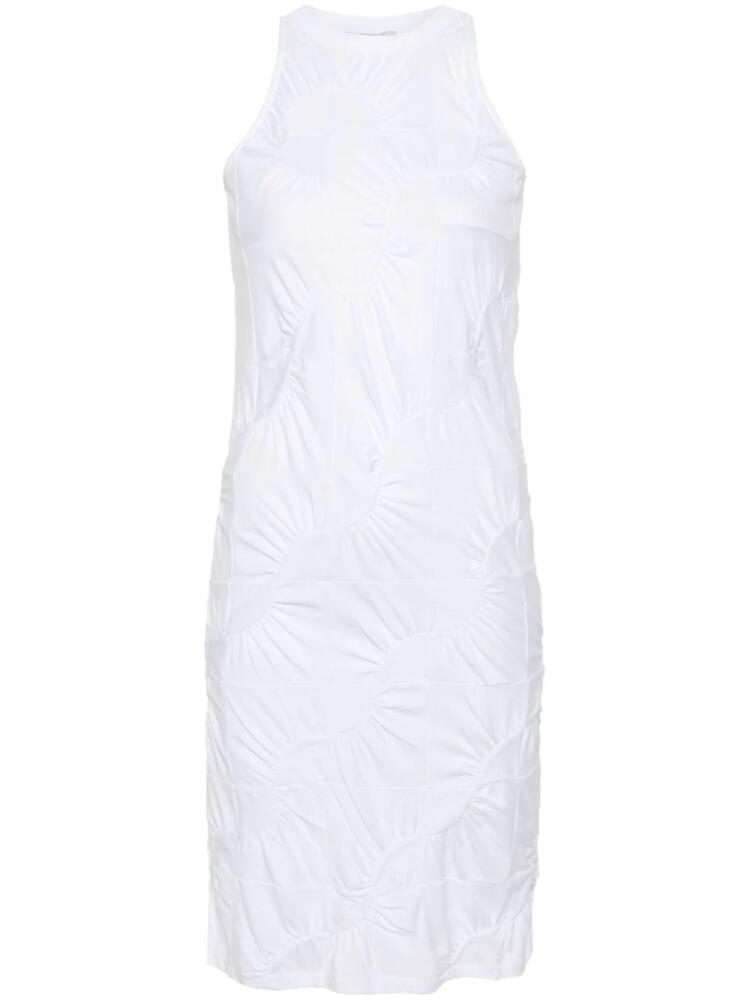 Coperni gathered jersey mini dress - White Cover