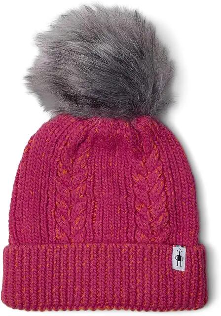 Smartwool Ski Town Hat (Power Pink) Knit Hats Cover