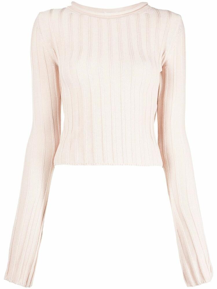 Filippa K ribbed-knit cotton jumper - Pink Cover