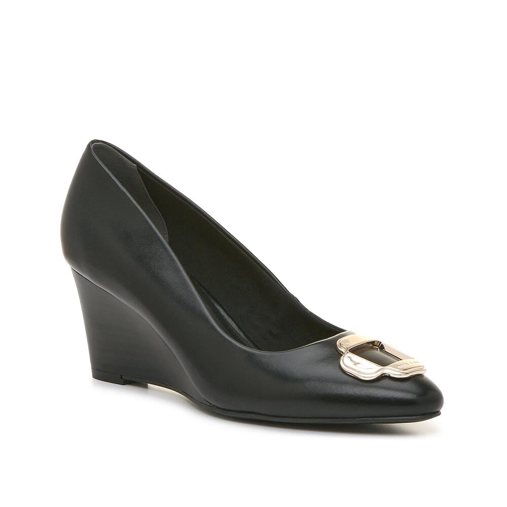 Anne Klein Shiloh Wedge Pump | Women's | Black Cover