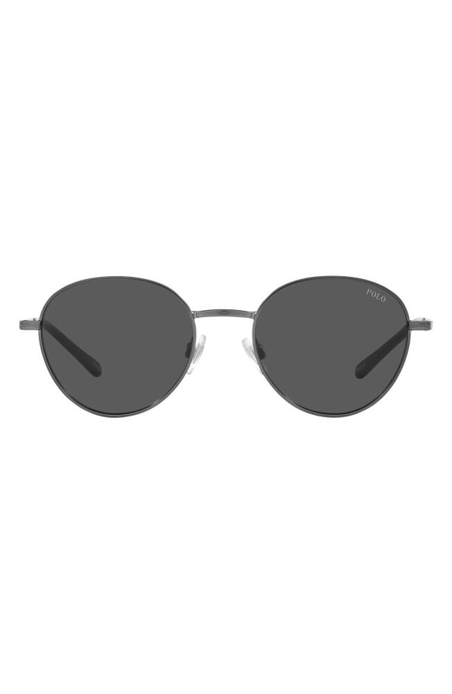 Polo Ralph Lauren 51mm Round Sunglasses in Grey Cover