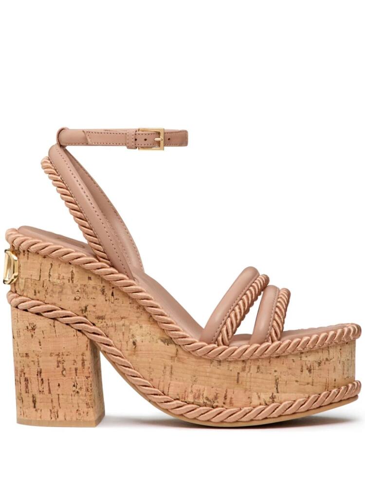 Valentino Garavani VLogo Summerblocks wedge sandals - Pink Cover