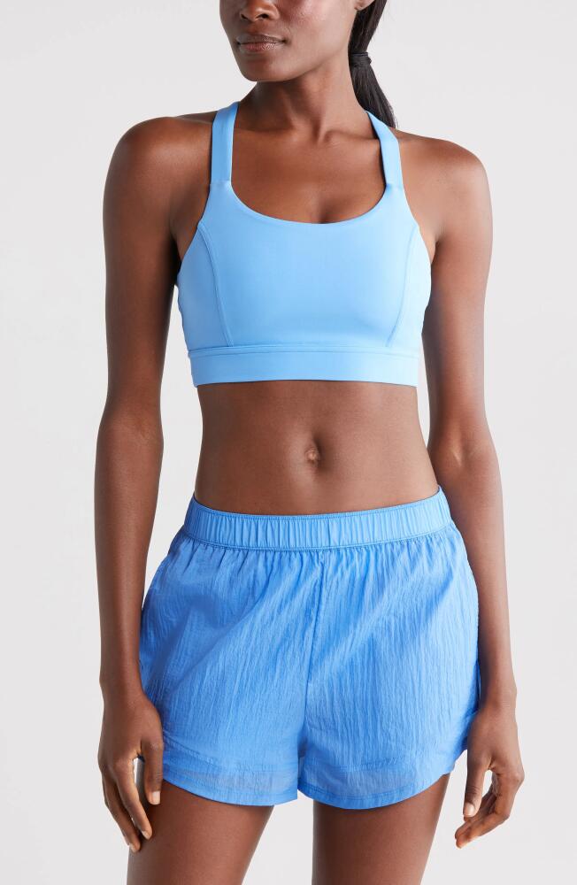 zella Studio Luxe Lite Court Sports Bra in Blue Lapis Cover