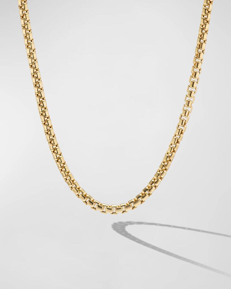 David Yurman Men's Box Chain Necklace in 18K Gold, 2.7m, 24"L Cover