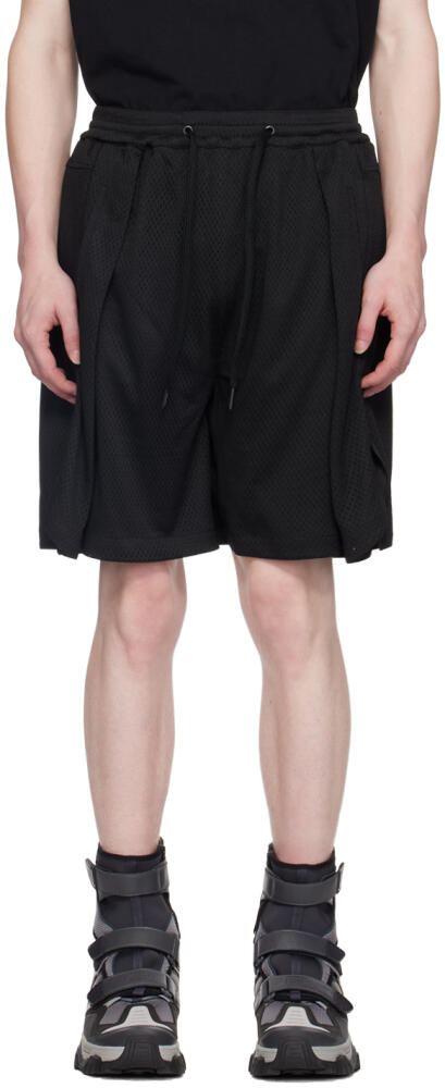 NAMESAKE Black Roy Cage Shorts Cover