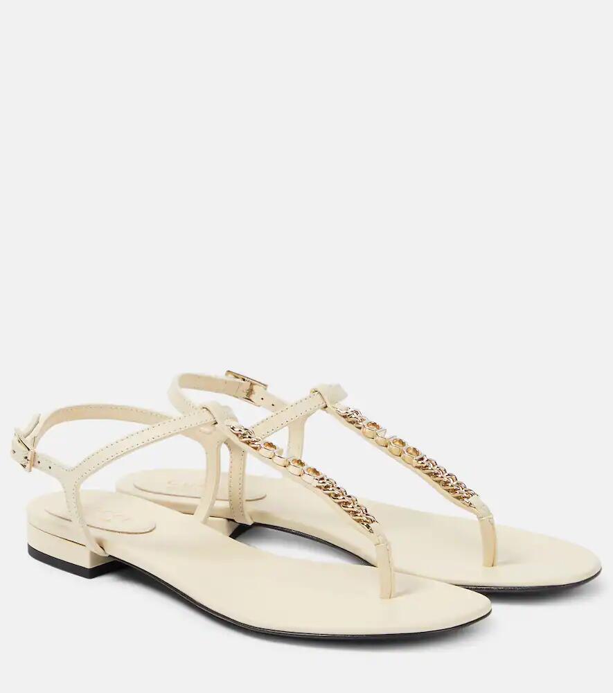 Gucci Gucci Signoria leather thong sandals Cover