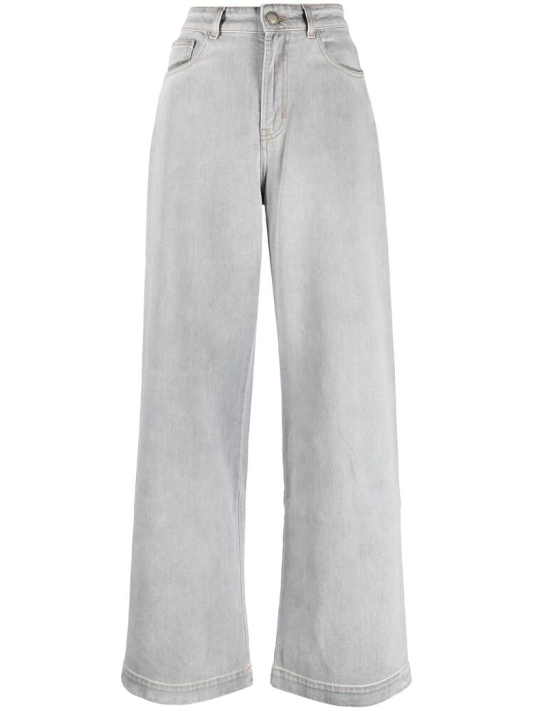 Moorer mid-rise straight-leg jeans - Grey Cover