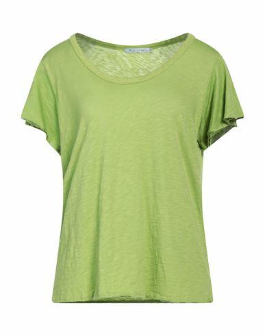 Michael Stars Woman T-shirt Acid green Supima Cover