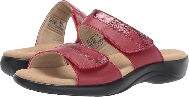 SAS Nudu Adjustable Slide (Ruby/Cabernet) Women's Slide Shoes Cover