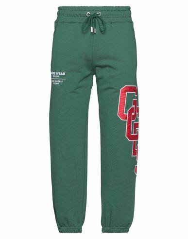 Gcds Man Pants Green Cotton Cover