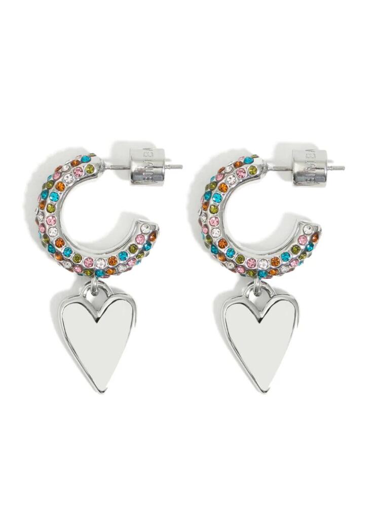 Bimba y Lola heart-motif hoop earrings - Silver Cover