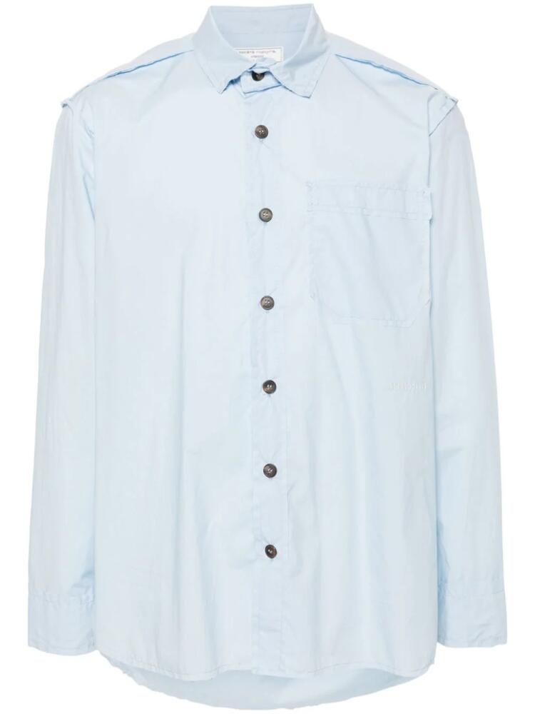 Société Anonyme Antoine raw-cut shirt - Blue Cover