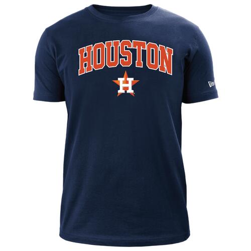 New Era Astros T-Shirt - Mens Navy/Multi Cover