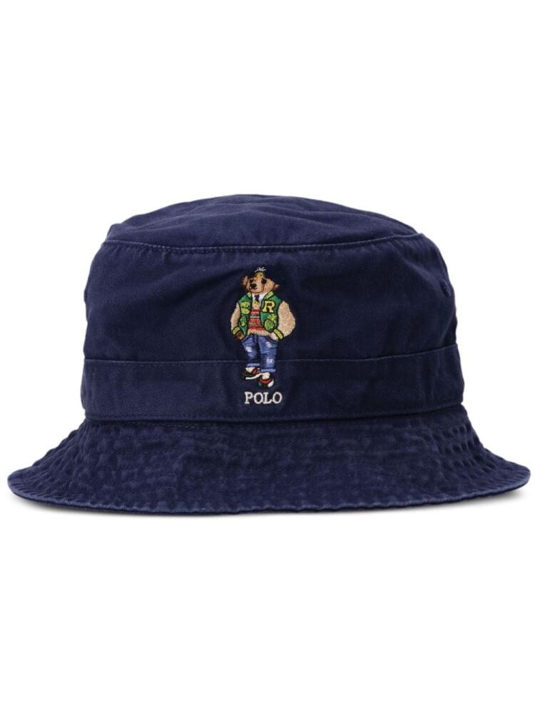 Polo Ralph Lauren Polo Bear twill bucket bag - Blue Cover