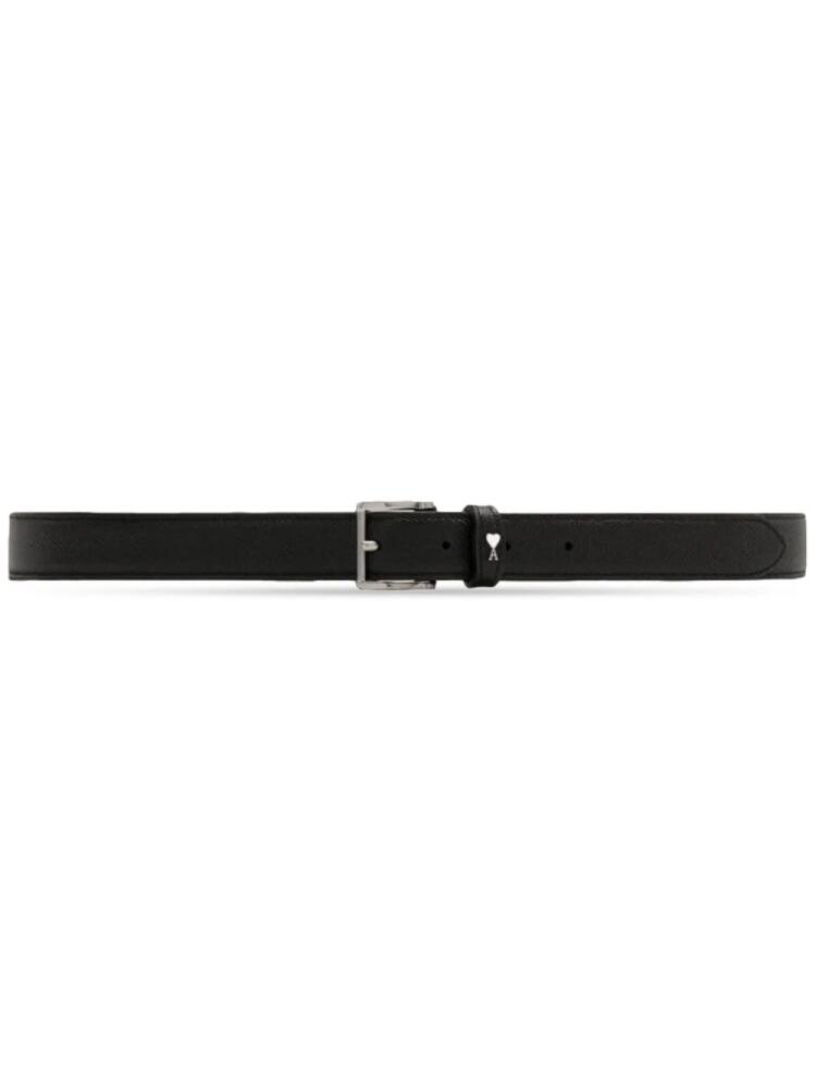 AMI Paris Paris Paris leather belt - Black Cover