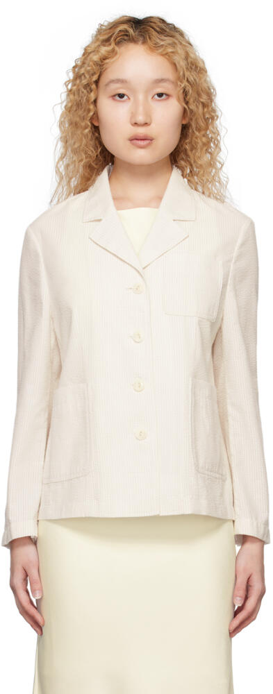 Dunst White Summer Blazer Cover