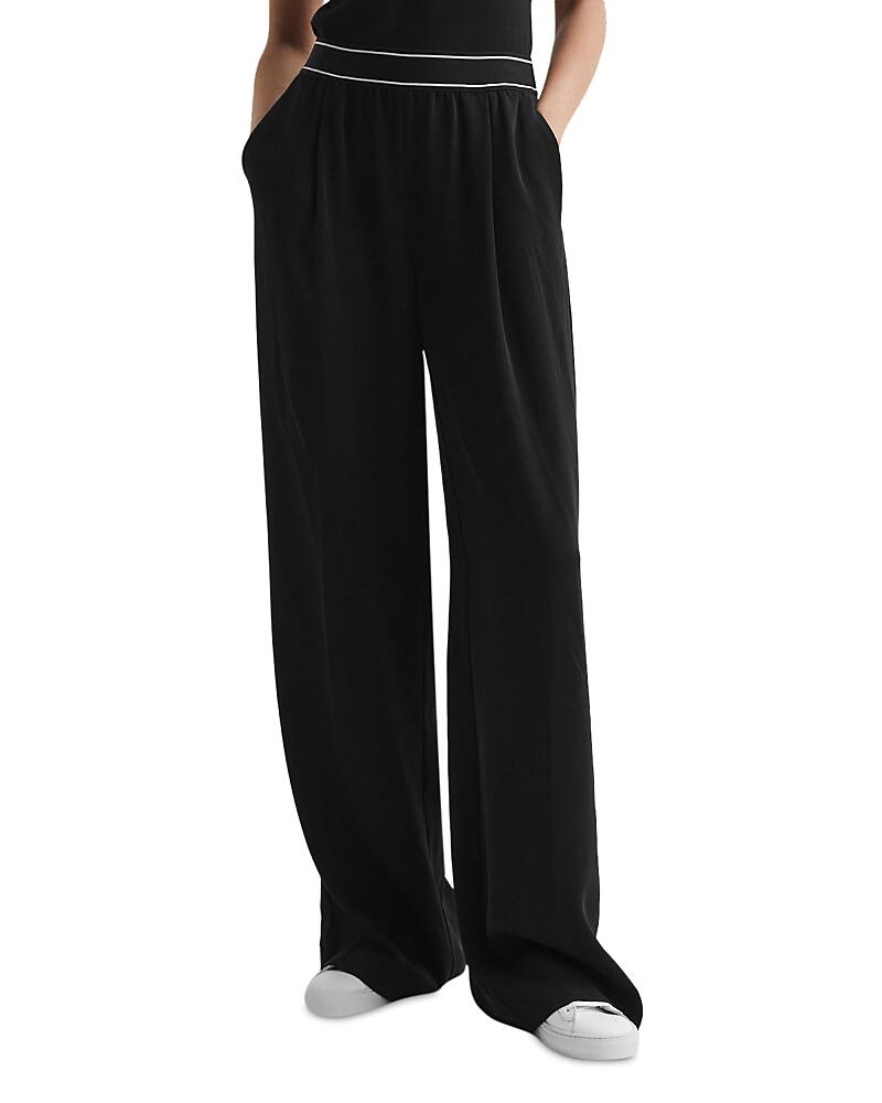 Reiss Petite Abigail Pull On Wide Leg Pants Cover