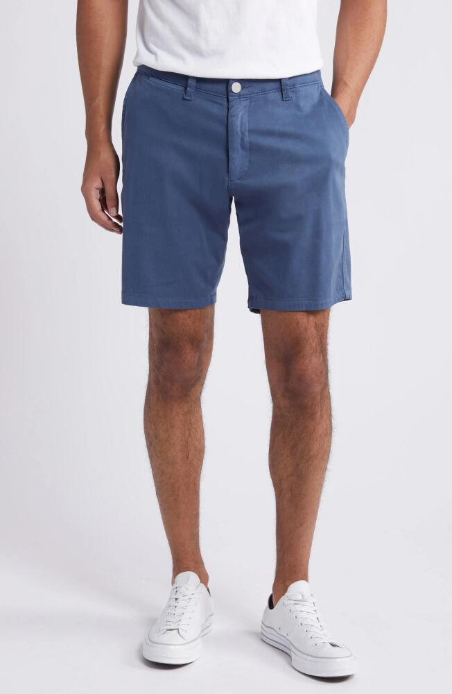 DL1961 Jake Flat Front Chino Shorts in Anchor Blue Cover