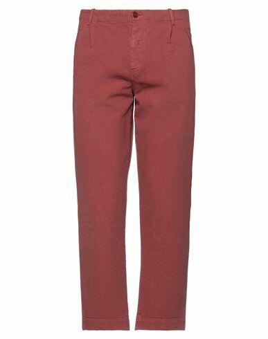 Pence Man Pants Brick red Cotton Cover