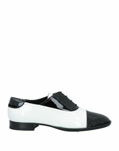 Agl Woman Lace-up shoes White Leather Cover