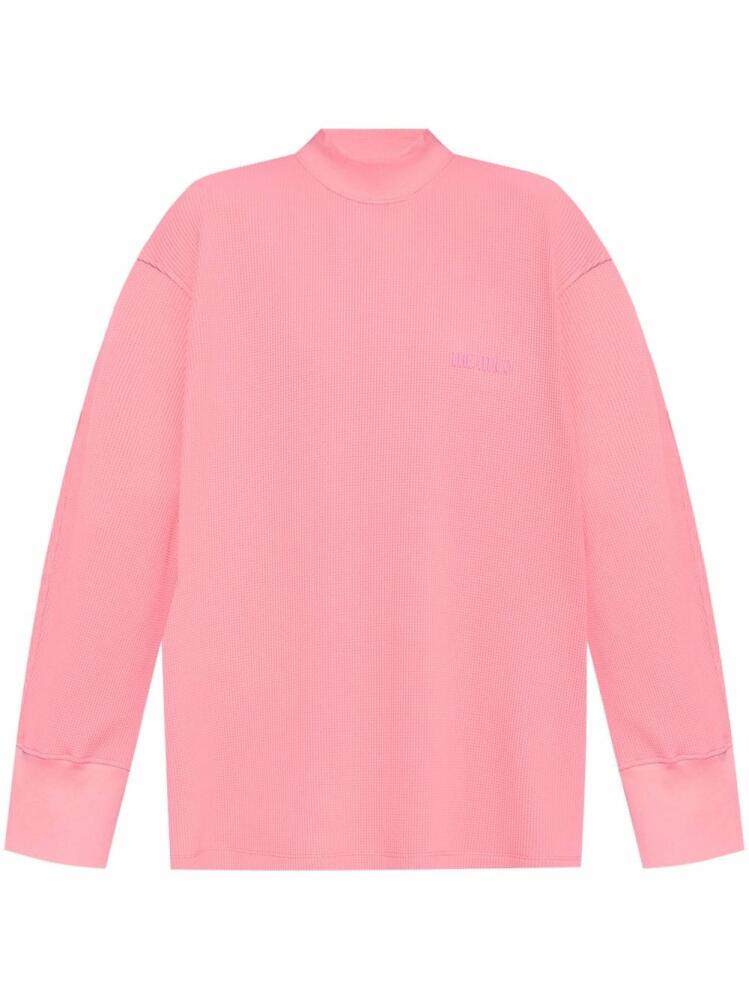 The Attico Logo Sweatshirt - Pink Cover