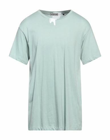 Daniele Alessandrini Homme Man T-shirt Sage green Cotton Cover