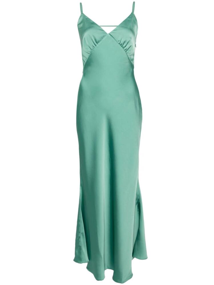 MISHA Vida slip maxi dress - Green Cover