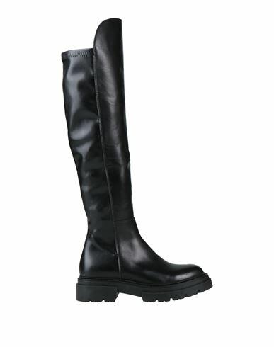 Geneve Woman Boot Black Calfskin Cover