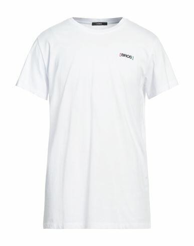 14bros Man T-shirt White Cotton Cover