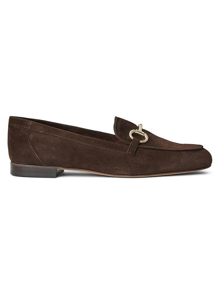 Bruno Magli Women's Luna Suede Bit Loafers - Brown Cover