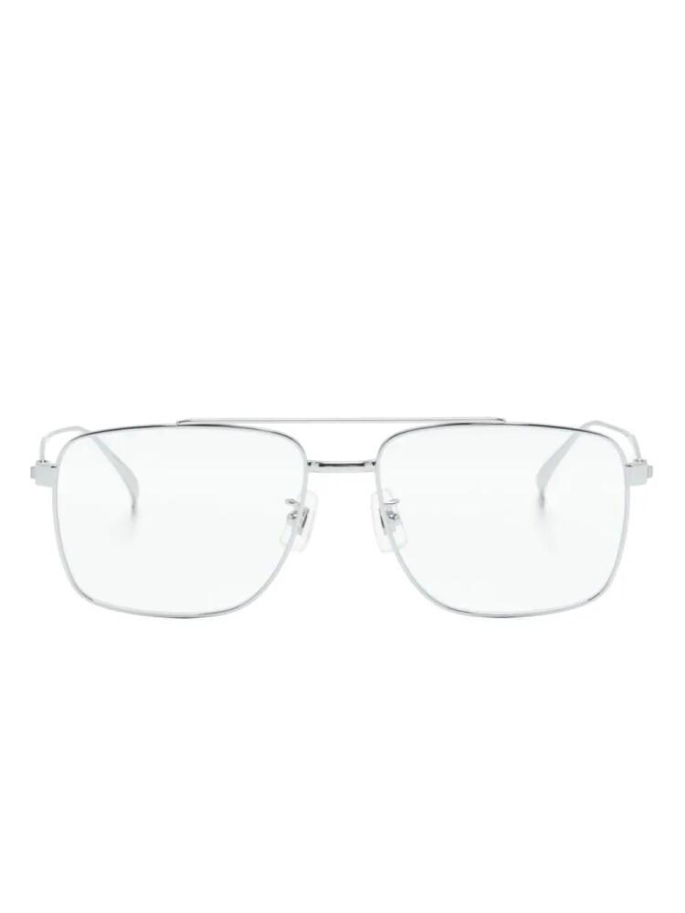 Dunhill pilot-frame glasses - Silver Cover