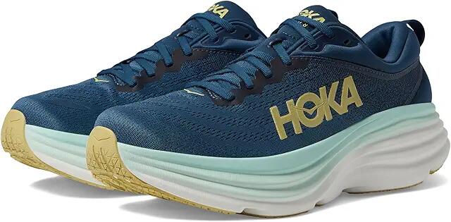 Hoka Men's Bondi 8 (Midnight Ocean/Blue Steel) Men's Shoes Cover