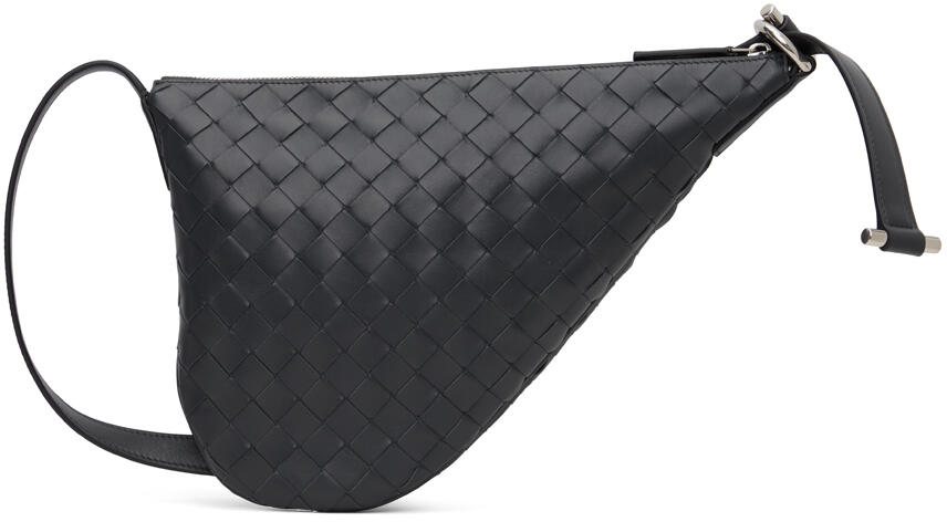 Bottega Veneta Black Small Virgule Messenger Bag Cover