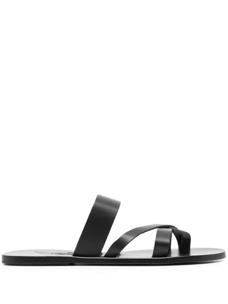 Ancient Greek Sandals Jason cross-strap leather sandals - Black Cover