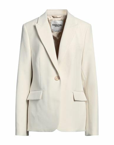 Essentiel Antwerp Woman Blazer Ivory Recycled polyester, Elastane Cover