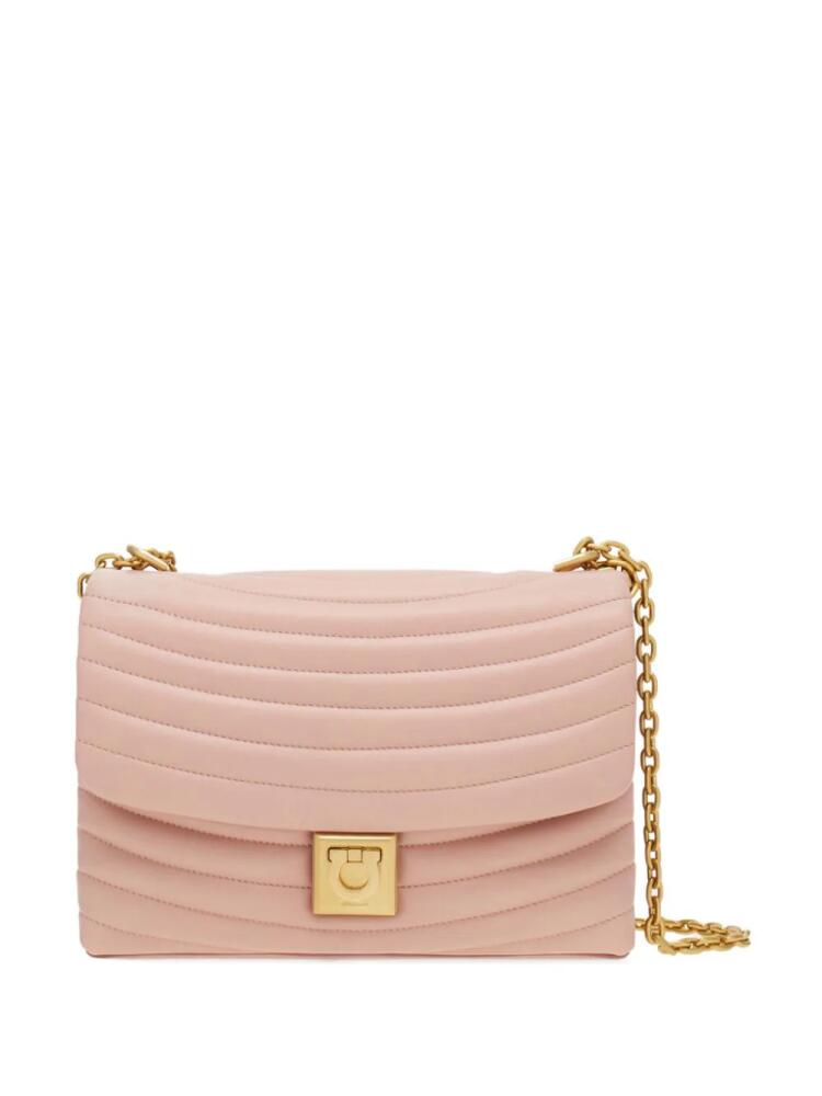 Ferragamo Gancini quilted shoulder bag - Pink Cover