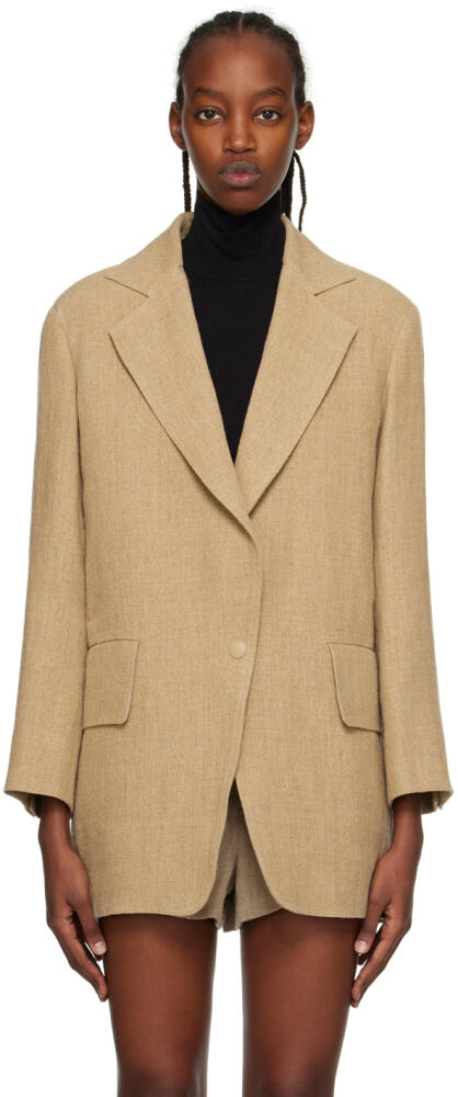 Max Mara Beige Undici Blazer Cover