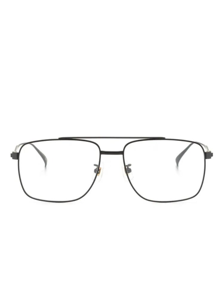 Dunhill navigator-frame glasses - Black Cover