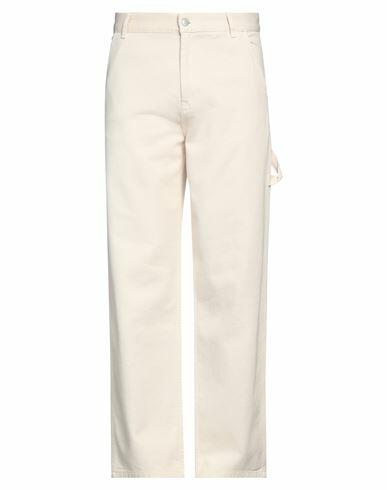 Sandro Man Pants Cream Cotton Cover